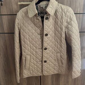 Burberry Women's Quilted Tan Jacket